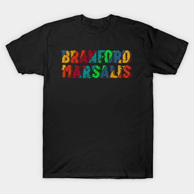 vintage color Branford Marsalis T-Shirt by Rada.cgi